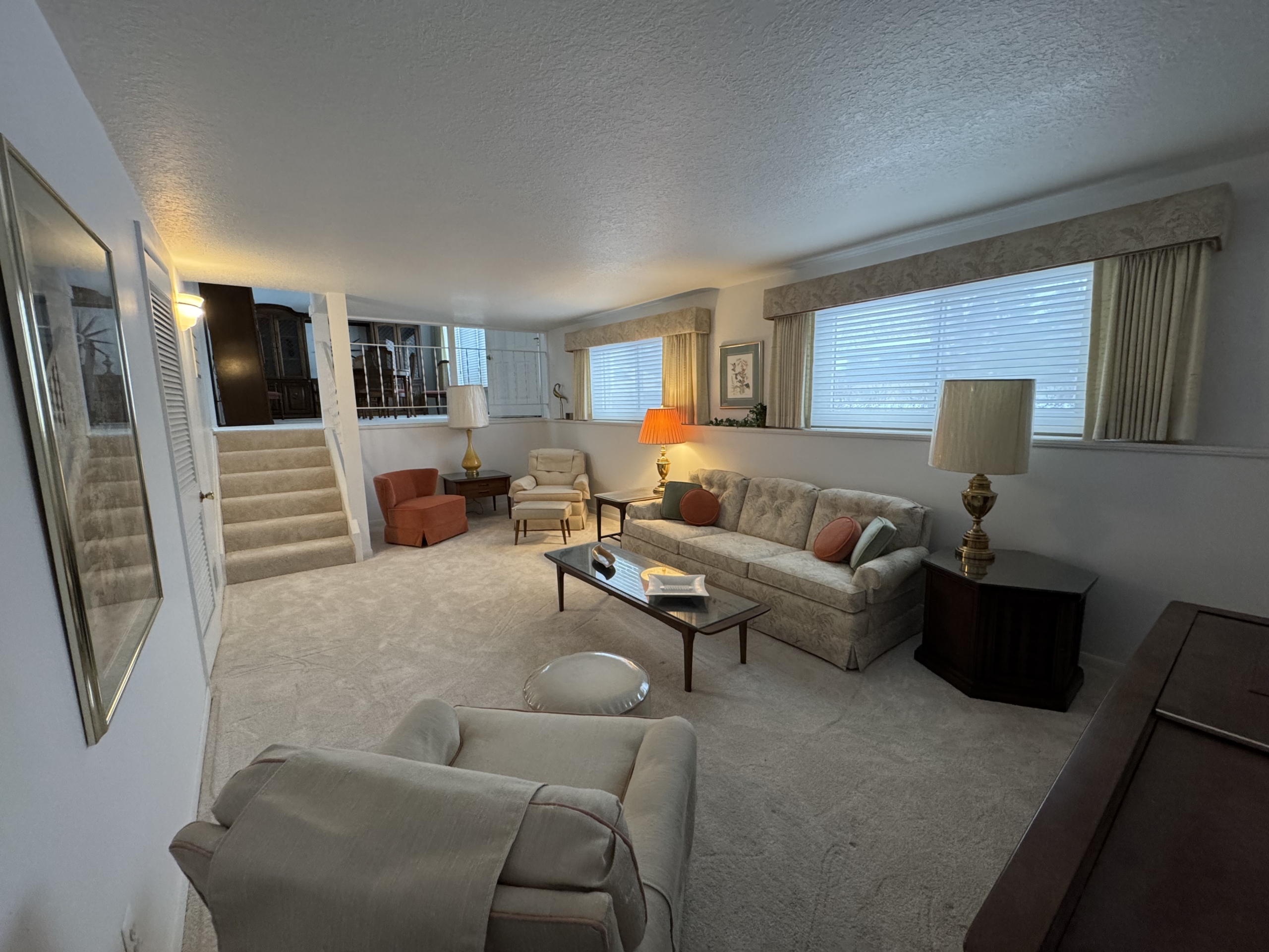 Living room to front door