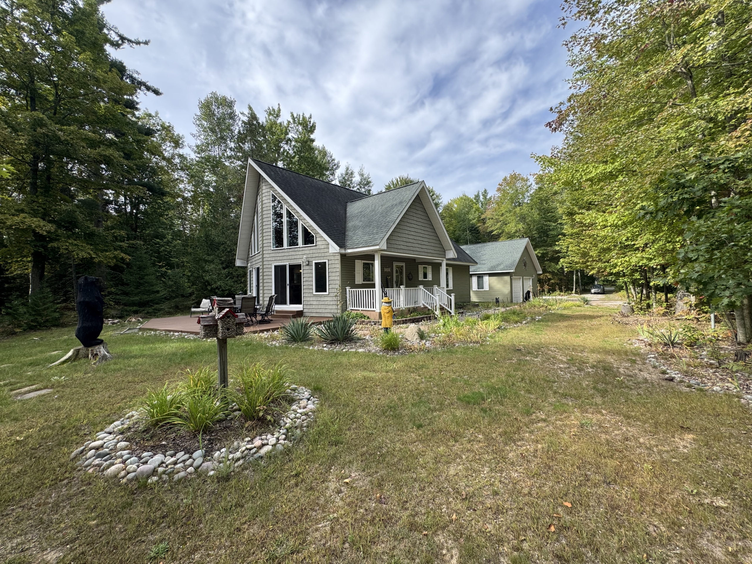 2 Side of home with garage-main entrance